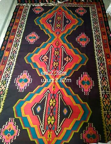 emmi tekstil: Əl toxuması xalça və kilim dəsti 1) Xalça - Naxış: ənənəvi geometrik — 1