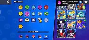 10 yas: Brawl stars hesabı satışı 10k içində 10 dənə efsanevi köstüm var — 8
