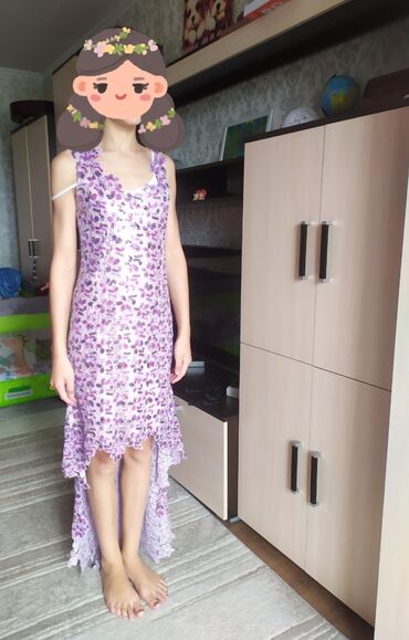 накидка на платье в Кыргызстан | Платья: XS (EU 34), цвет - Фиолетовый, Вечернее