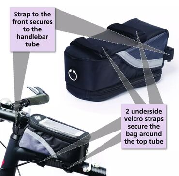 Dodaci za bicikl: Torbica za bicikli sa dodatkom za slušalice Imam u crno sivoj i crno na lalafo.rs — 5 Dodaci za bicikl: Torbica za bicikli sa dodatkom za slušalice Imam u crno sivoj i crno — 5