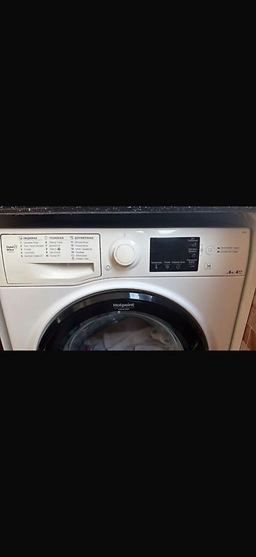 Paltaryuyan maşınlar: Paltaryuyan maşın Hotpoint Ariston, 6 kq, İşlənmiş, Avtomat, Qurutma var — 2