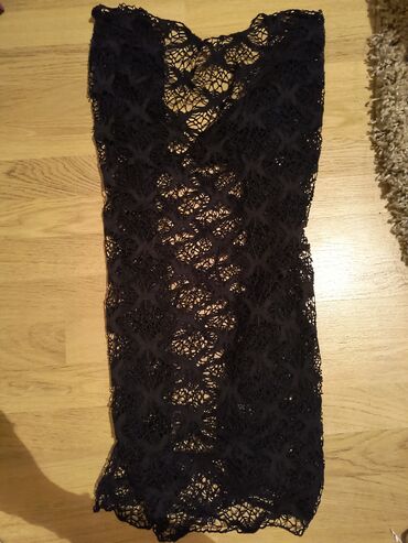haljina za novu godinu: One size, bоја - Crna, Drugi stil, Kratkih rukava