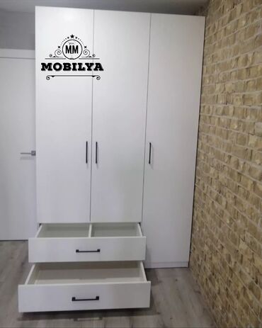 Dolablar: Yeni, Açılan, 3 qapılı Düz dolab, Qarderob, paltar dolabı, Azərbaycan — 6