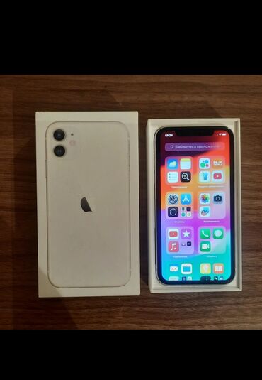 Apple iPhone: IPhone 11, 128 GB, Zəmanət, Face ID, Sənədlərlə