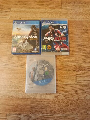 домашний кинотеатр sony: Ps4 oyun diskleri Pes15 - 15 azn Spiderman - 15 azn Ghost recon - 20