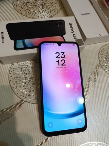 айфон 11 pro max бу: Samsung Galaxy A24 4G, цвет - Черный, Отпечаток пальца