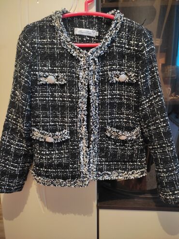 укороченный пиджак: Пиджак, Укороченная модель, 3XL (EU 46)
