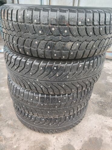 авто росрочка: Шины 195 / 65 / R 15, Winter stud, Used, Wheel set, Passenger car purpose, Russia, Kama