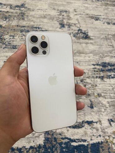 проводные наушник: IPhone 12 Pro, Б/у, 128 ГБ, Белый, 86 %