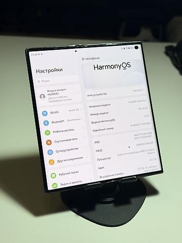Уюлдук телефондор жана аксессуарлар: Huawei Mate XS 2, Колдонулган, 256 ГБ, түсү - Кара, 2 SIM — 2