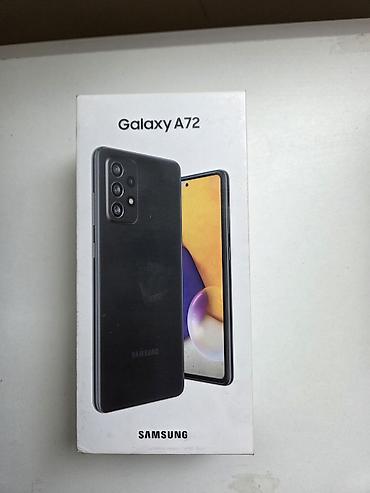 samsung a82 5g: Samsung Galaxy A72, 128 GB, rəng - Qara, Barmaq izi — 1