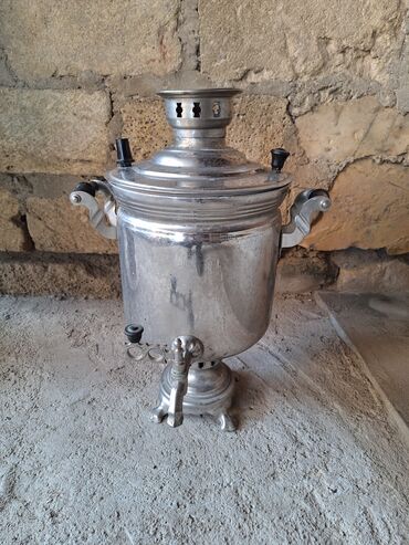 Samovarlar: İşlənmiş Od Samovar, 7 l, Ünvandan götürmə