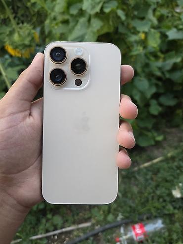 iphone 11 gold: IPhone 16 Pro, 128 GB, Desert Titanium, Face ID — 1