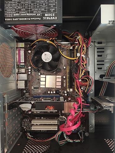 Masaüstü kompüterlər və iş stansiyaları: Xüsusiyyətləri: Ana plata-Asus P5KPL/1600 DDR2 Processor-Pentium Dual — 4