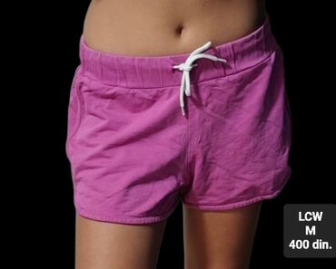 ženske pantalone sa džepovima: M (EU 38), Pamuk, bоја - Roze, Jednobojni