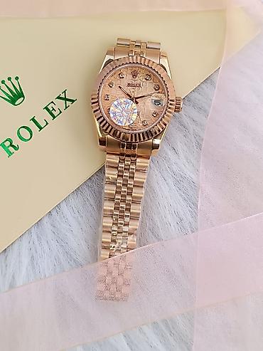 Aksesuarlar: Rolex Oyster Perpetual Datejust – qızılı tonlu paslanmayan polad — 7