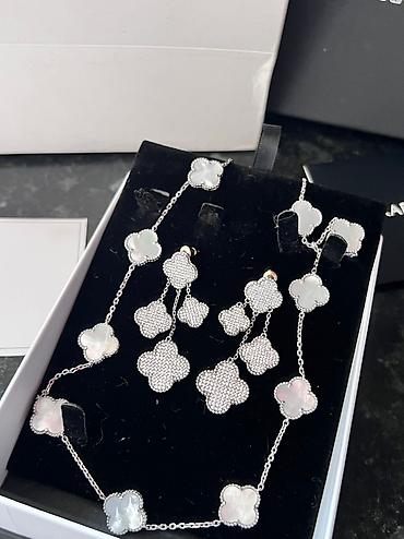 Серебряные наборы украшений: Набор украшений, Проба 925, Женские, Новый — 4