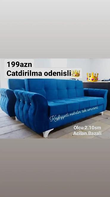 Sifarişlə divanlar: Divan, Qonaq otağı üçün, Parça, Bazasız, Açılmayan — 34