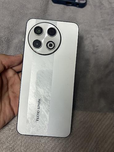 Tecno Spark 30 Pro, 256 GB, rəng - Gümüşü, Barmaq izi, Face ID