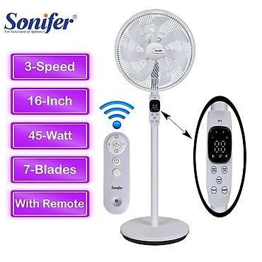 vintilyatır: "Sonifer 6528" Ventilyator 3 Sürət Ayarlı 7 Fırlanan Bıçaq 45VT — 4