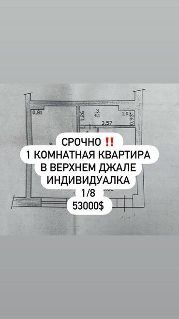 аренда магазин жал: 1 комната, 36 м², Индивидуалка, 1 этаж, Старый ремонт