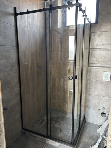 Душевые кабины: Душевые кабины стеклянное ограждение стеклянные двери под ваши размеры — 9