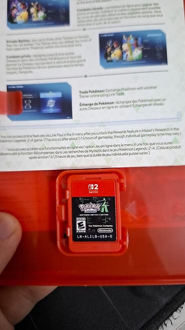 switch 2: Pokémon Legends Z-A – Nintendo Switch 2 Edition (fiziki versiya) Real — 2