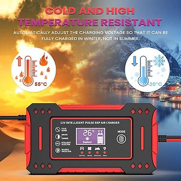tesla charger: 12V Intelligent Pulse REP AIR Charger – ağıllı akkumulyator şarj — 4