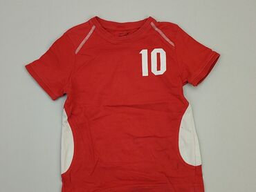 czerwona koszulka adidas: Футболка, 8 р., 122-128 см, стан - Хороший
