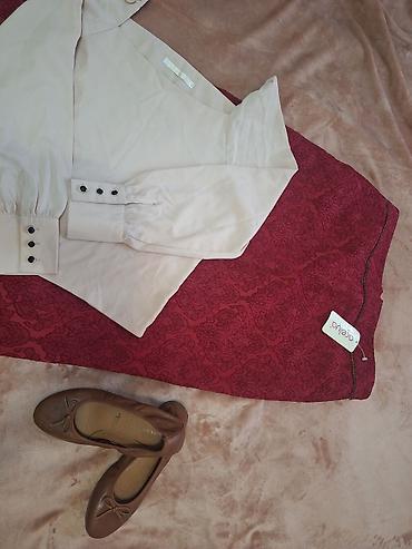 Костюм с юбкой, Миди, Блузка, XL at lalafo.kg Костюм с юбкой, Миди, Блузка, XL