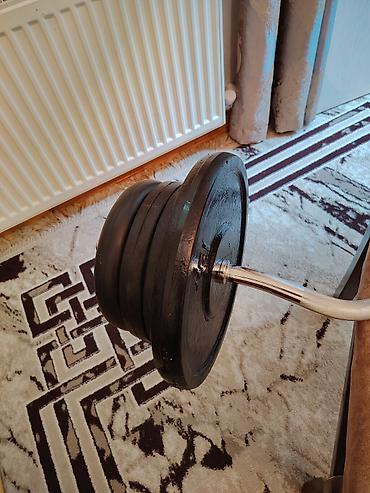 Ştanqlar və ştanq diskləri: Ştanq, Çəki: 60 kq — 9