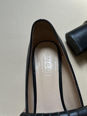 Женская обувь: Лоферы, 38, Gucci, Б/у, цвет - Черный, Самовывоз — 5
