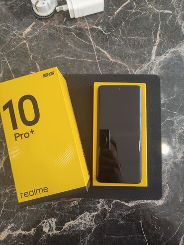 Realme: Realme 10 Pro+, Б/у, 256 ГБ, цвет - Черный, 2 SIM