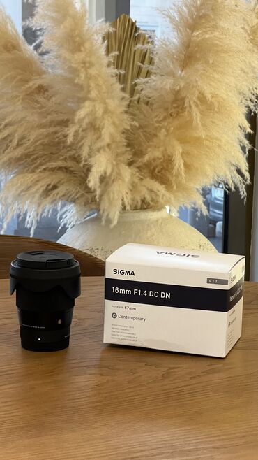 объектив sigma: Sigma 16mm f/1.4 DC DN Contemporary Sony E // MFT