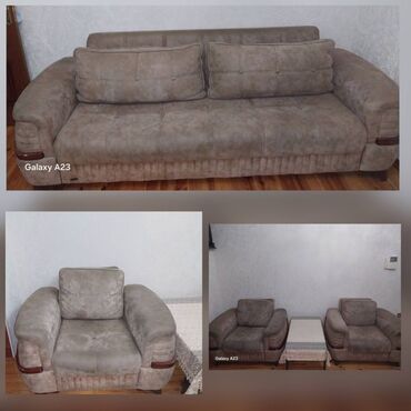 Dolablar: İşlənmiş, Divan, 2 kreslo, Bazalı, Açılan