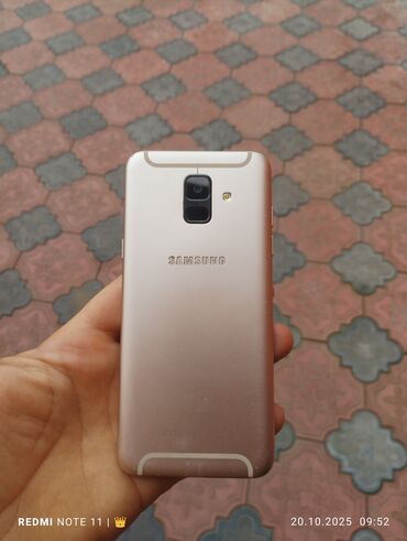 xiaomi mi a1 чехол: Samsung Galaxy A8 2018, 64 GB, rəng - Qızılı, Barmaq izi