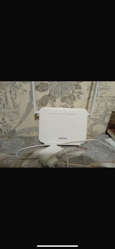 güçlü wifi modem: Nokia Wi‑Fi router - Model: Nokia markalı ağ router (iki antenli) - at lalafo.az güçlü wifi modem: Nokia Wi‑Fi router - Model: Nokia markalı ağ router (iki antenli) -