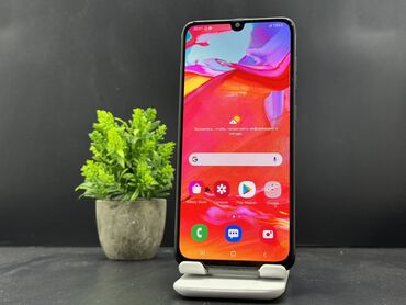 чехлы на редми нот 12 бишкек: Samsung Galaxy A70, Б/у, 128 ГБ, цвет - Синий, 2 SIM