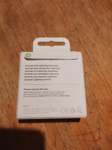 bežične slušalice za iphone cena: Earpods lightning konektor iphone slusalice koriscene bukvalno 10 — 3
