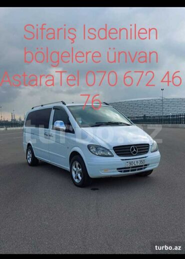 avtobus sifaris v Azərbaycan | Sərnişin daşımaları: | Beynəlxalq daşımaları, Regional daşımaları, Hava limanına Minik, Mikroavtobus, Avtobus | 7 oturacaq