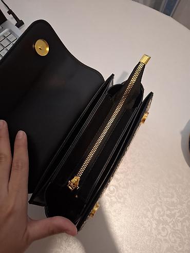 muncuq cantalar: Qadın əl çantası – “FASHION & BAG” yazılı, üstdən tutacaqlı model — 2