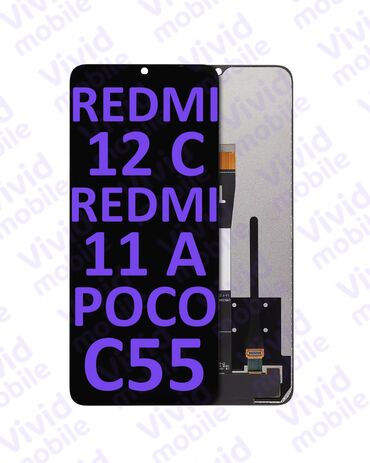 Telefon ekranları: Ekran Xiaomi Redmi 12C / Poco C55