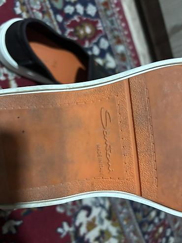 тапочки zara: Лоферы, 40.5, SANTINI, Б/у, цвет - Коричневый, Самовывоз — 5