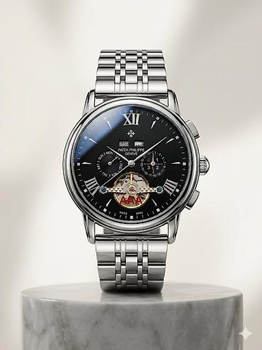 elekron saat: Patek Philippe Geneve kişi qol saatı – Swiss Made Xüsusiyyətlər: - — 5
