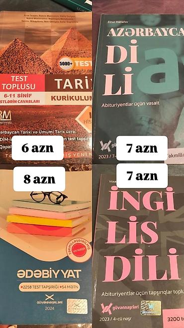 Книги и журналы: Abituriyent və məktəblilər üçün dərs vəsaitləri və test topluları — 4