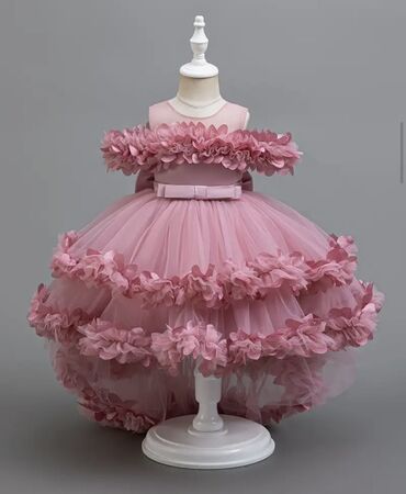 Платья: Детское платье, цвет - Розовый — 9