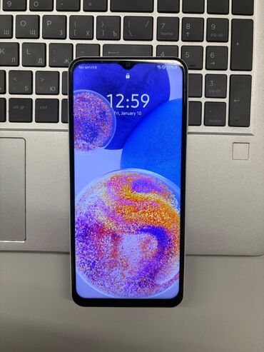 samsung 7582: Samsung Galaxy A23 5G, 64 ГБ, цвет - Белый, Сенсорный, Отпечаток пальца, Две SIM карты