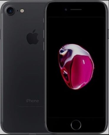 IPhone 7, 32 GB, Black Titanium, Barmaq izi