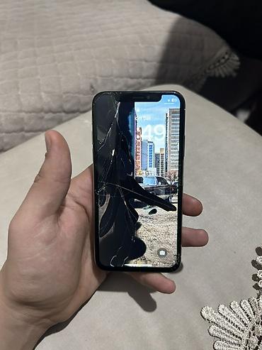 mikrofon mini: IPhone X, Ağ, Qırıq — 2