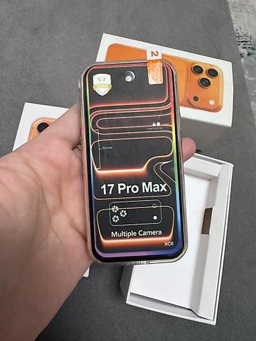 Смартфон 17 Pro Max (XC6), цвет оранжевый. Ключевые особенности: -